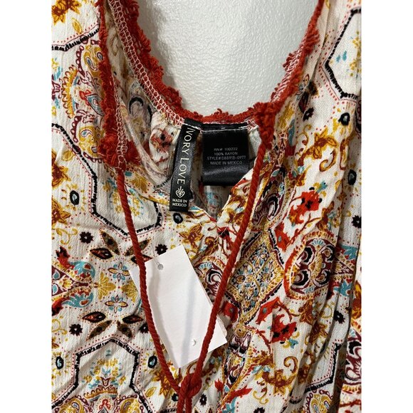 Ivory Love Women's‎ Long-sleeve Top Size Large Multi Color - Picture 2 of 8